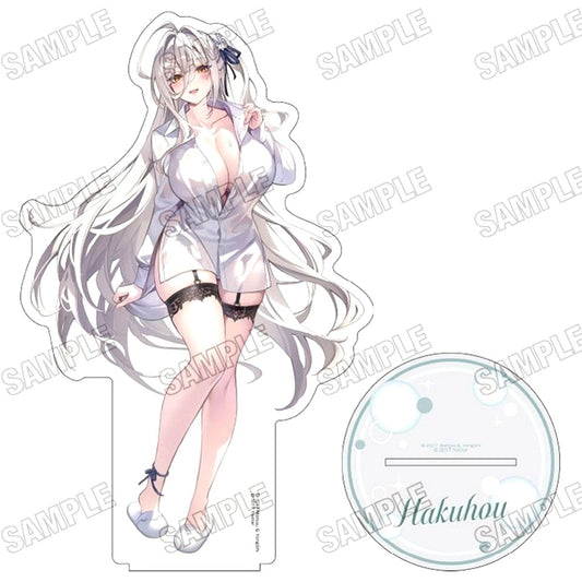 Hakuhou Azur Lane Original Illustration Big Acrylic Stand LL After Bath POP UP SHOP in OIOI [USED]