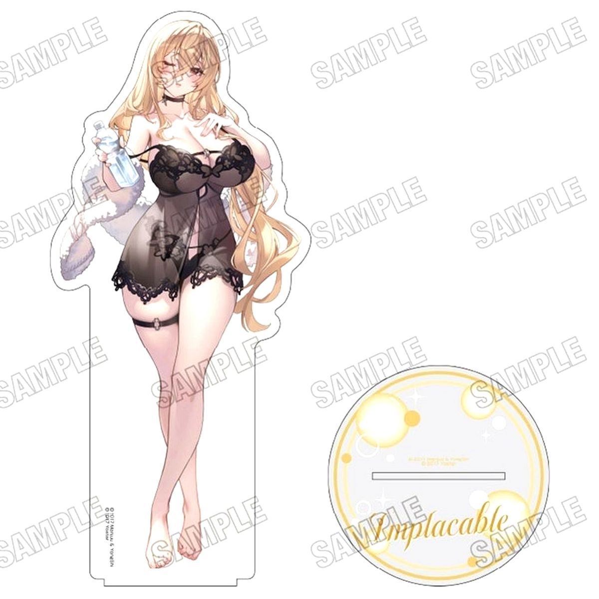 Implacable Azur Lane Original Illustration Big Acrylic Stand LL After Bath POP UP SHOP in OIOI [USED]