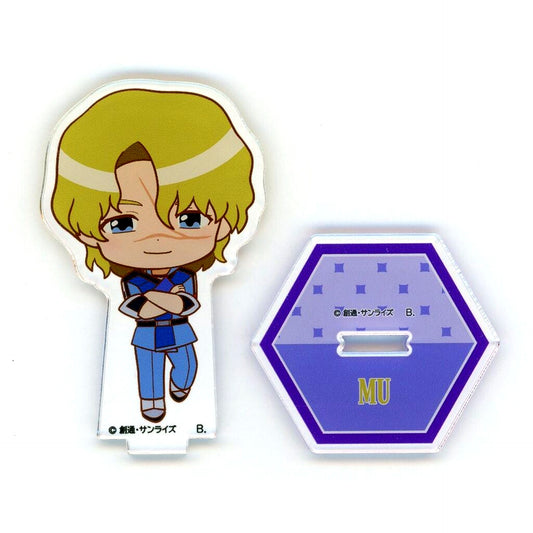 Mu La Flaga Hapiclo! Mobile Suit Gundam SEED Freedom Chibi Acrylic Stand [USED]