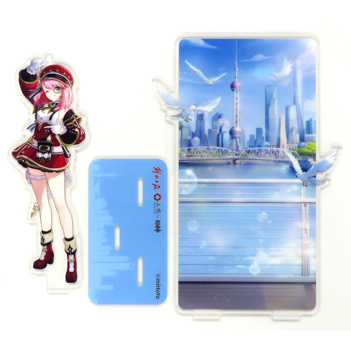 Charlotte Jiefang Daily Shanghai Observer x Genshin Impact Collaboration Acrylic Stand Genshin [USED]