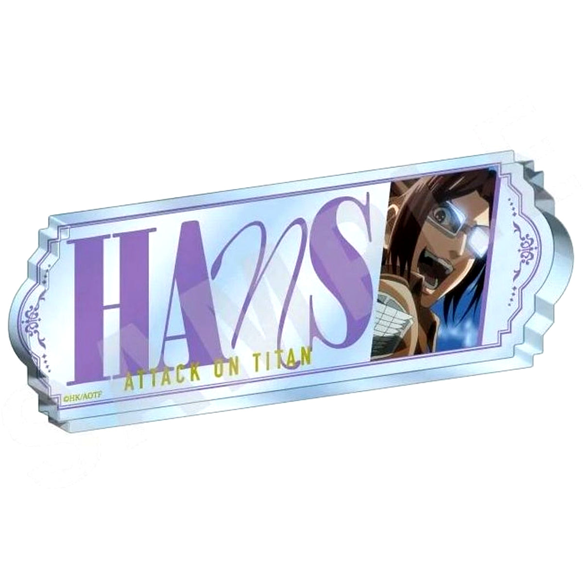 Hange Zoe Name Acrylic Plate Attack on Titan POP UP SHOP [USED]