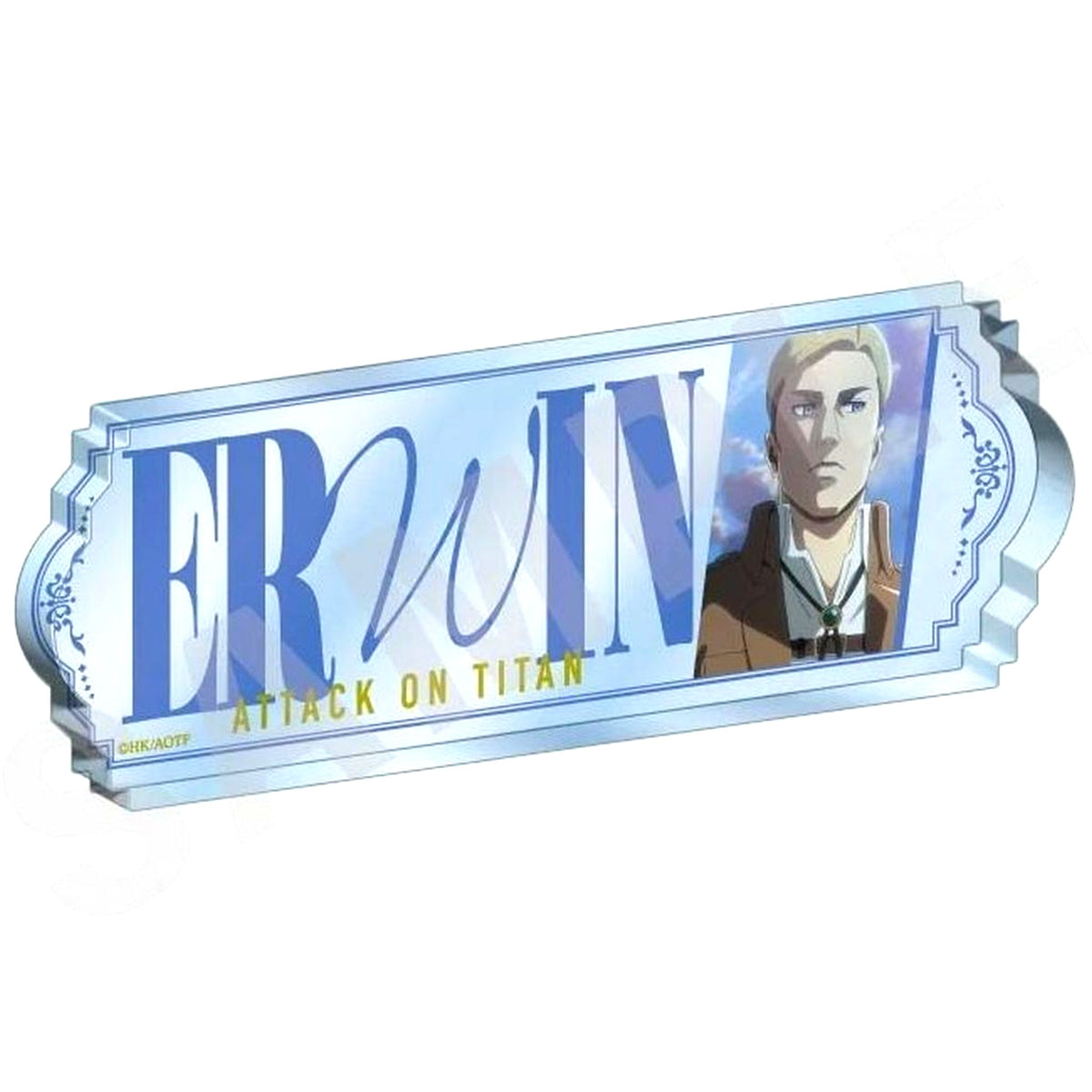 Erwin Smith Name Acrylic Plate Attack on Titan POP UP SHOP [USED]