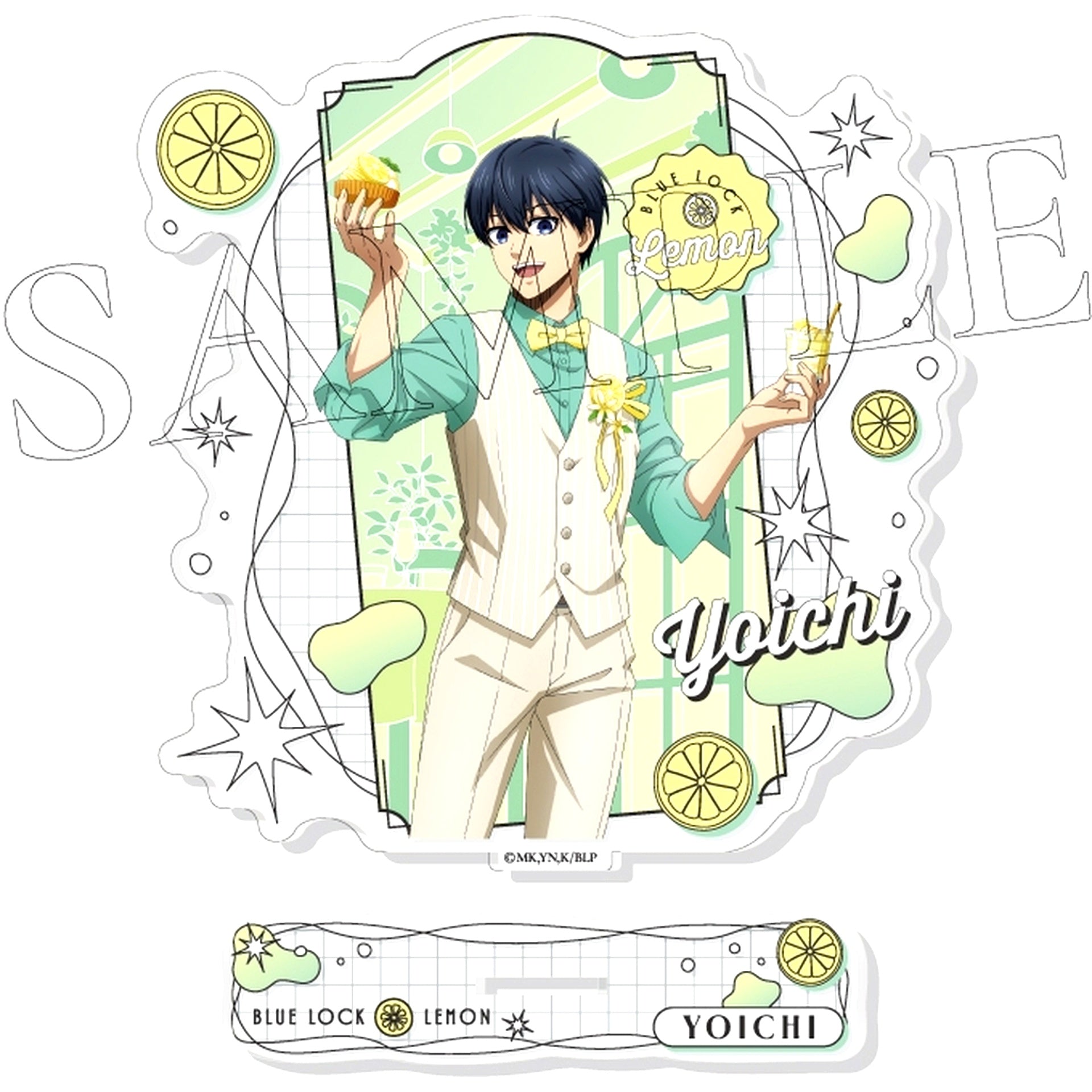 Yoichi Isagi 1 Lemon Blue Lock Acrylic Stand [USED]