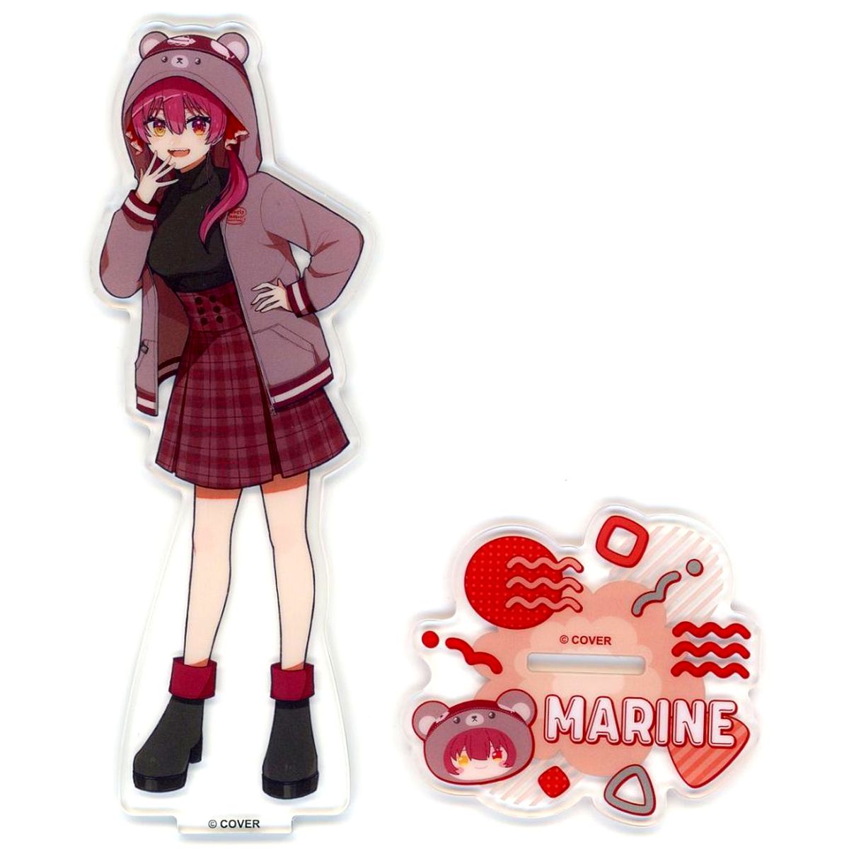 Houshou Marine Virtual YouTuber Holo Live Lovely Okaburi Mascot Series Vol.4 Acrylic Stand [USED]