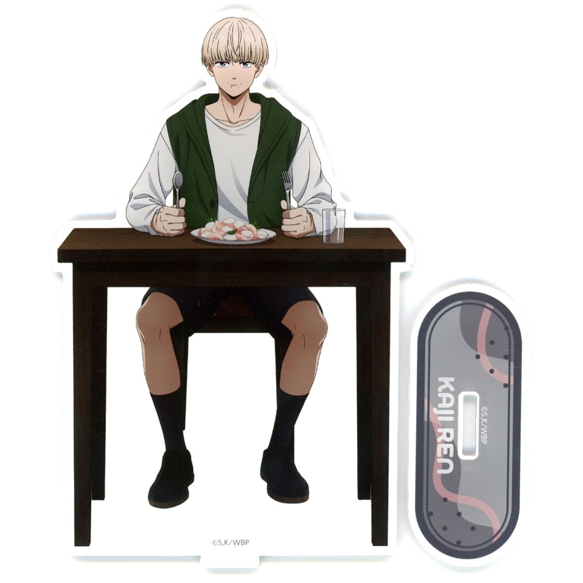 Ren Kaji Acrylic Stand Kujibikido Wind Breaker Issho ni Gohan Online Kuji B-5 Prize [USED]
