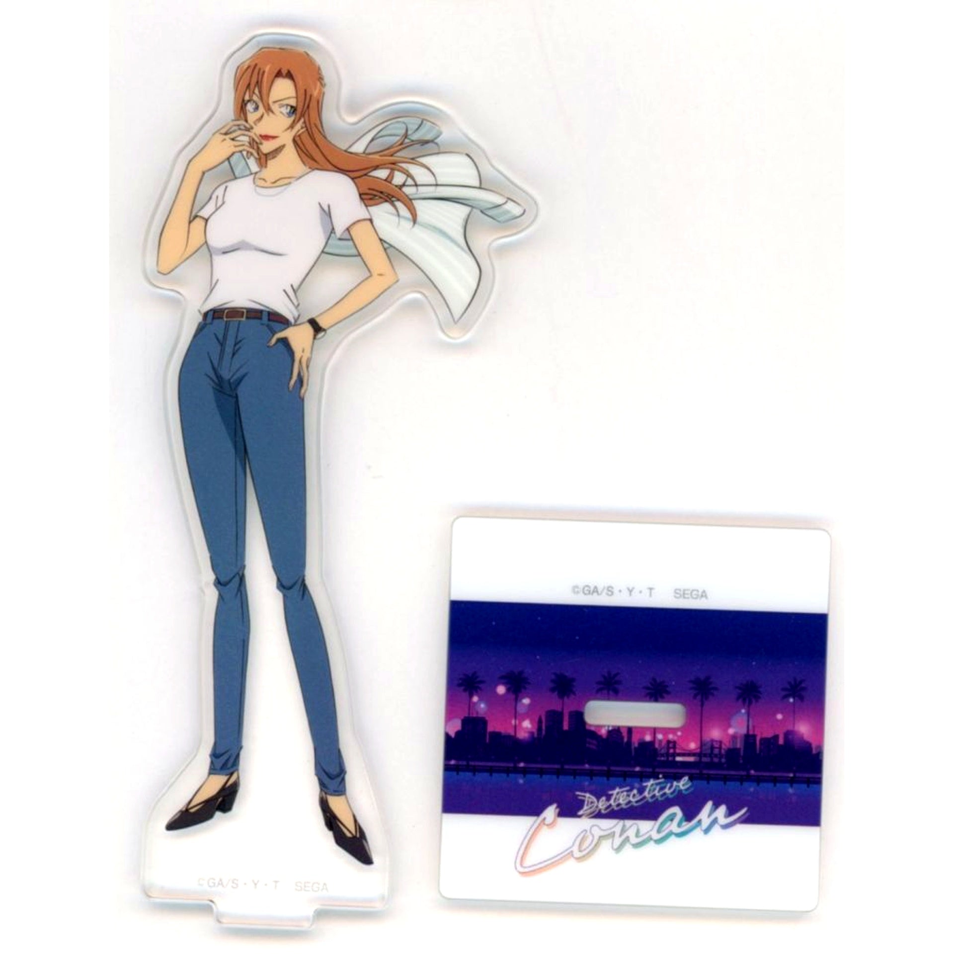 Chihaya Hagiwara E Prize Detective Conan Sega Lucky Kuji Neo City Pop Acrylic Stand [USED]