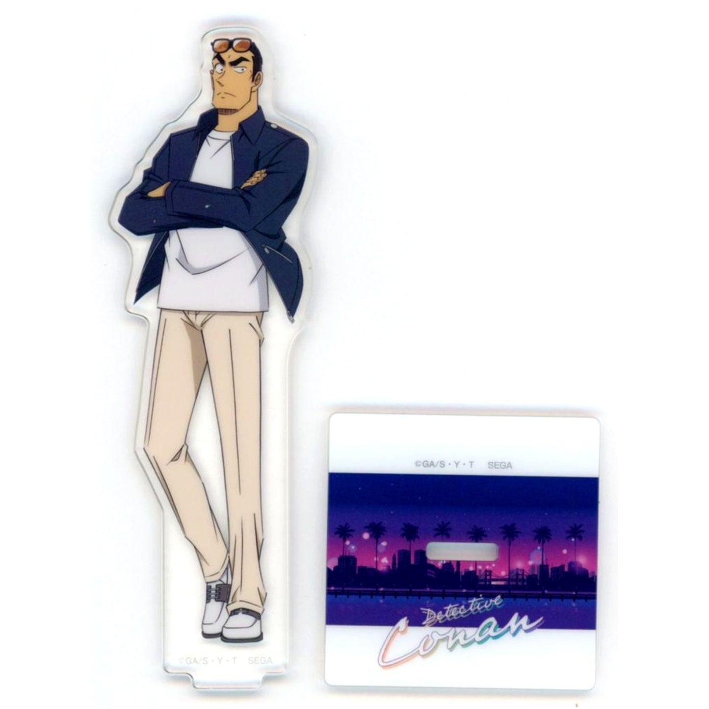 Jugo Yokomizo E Prize Acrylic Stand Sega Lucky Kuji Detective Conan Neo City Pop [USED]