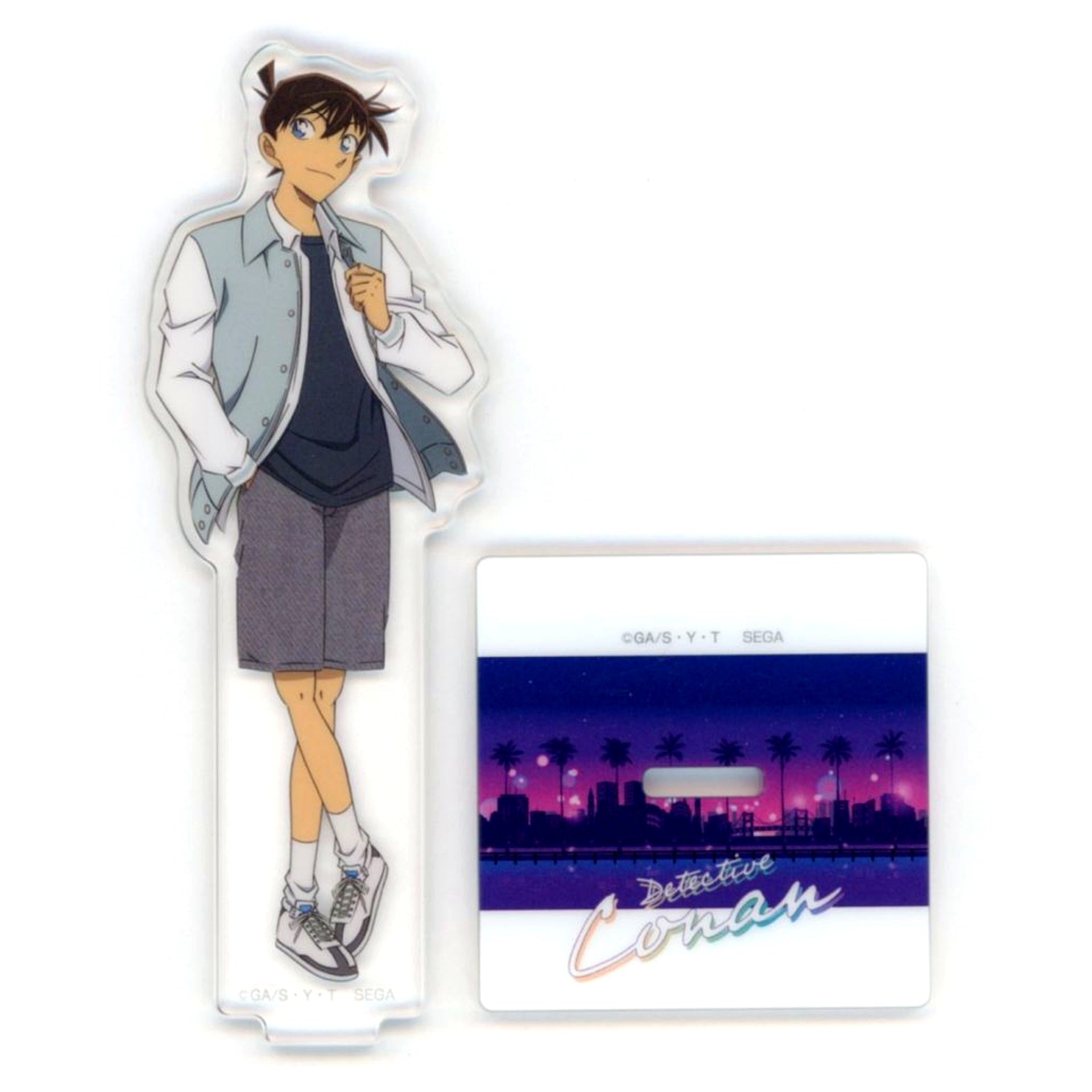 Shinichi Kudo E Prize Acrylic Stand Sega Lucky Kuji Detective Conan Neo City Pop [USED]