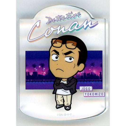 Jugo Yokomizo H Prize Swaying Acrylic Block Sega Lucky Kuji Detective Conan Neo City Pop [USED]