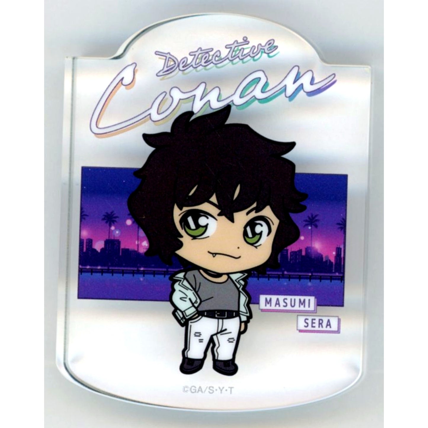 Masumi Sera H Prize Swaying Acrylic Block Sega Lucky Kuji Detective Conan Neo City Pop [USED]