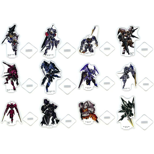 Set of 12 F Prize Acrylic Stand Ichiban Kuji Mobile Suit Gundam Iron Blooded Orphans [USED]