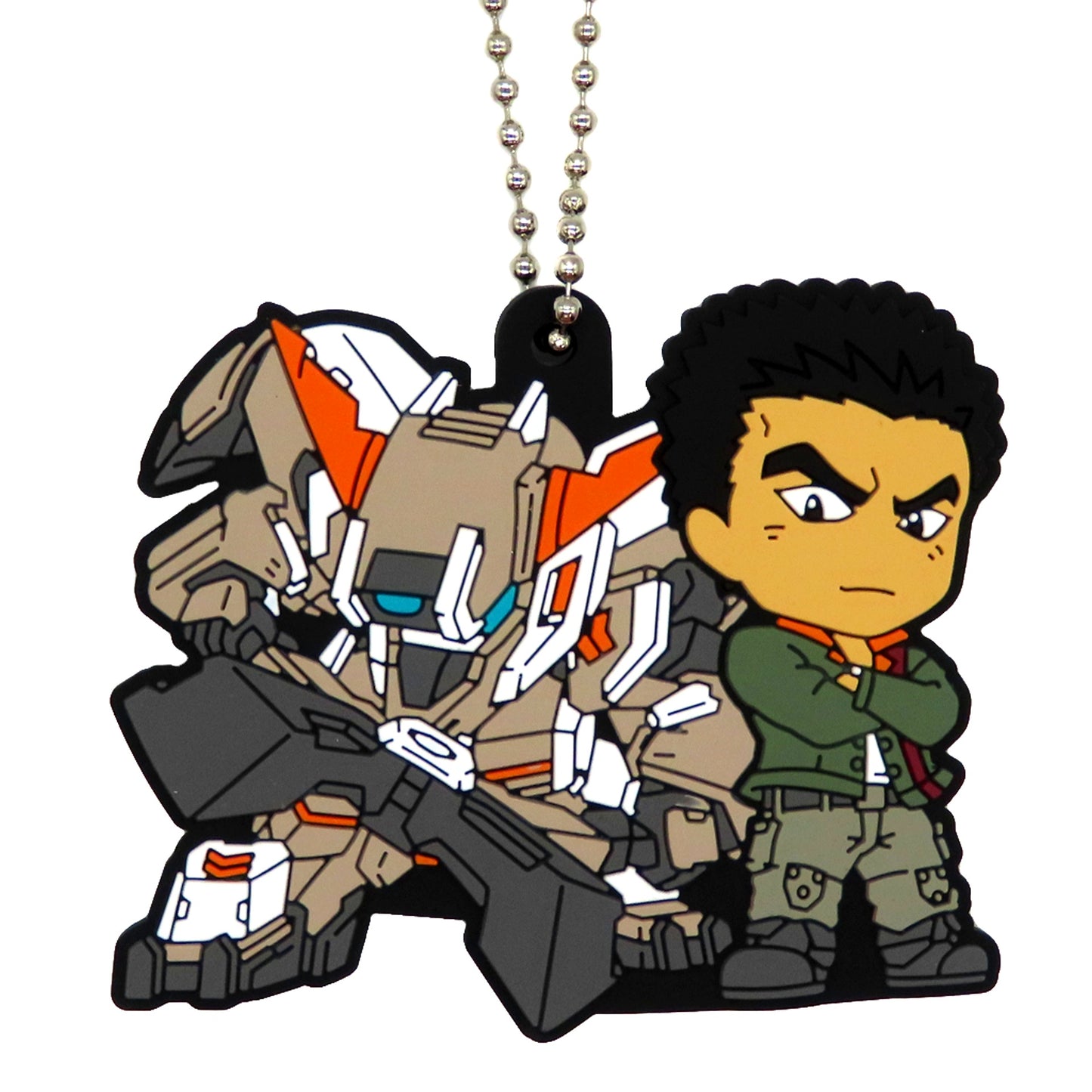 Akihiro Altland & Gundam Gusion Prize G Mobile Suit Gundam Iron-Blooded Orphans Ichiban Kuji Rubber Charm [USED]