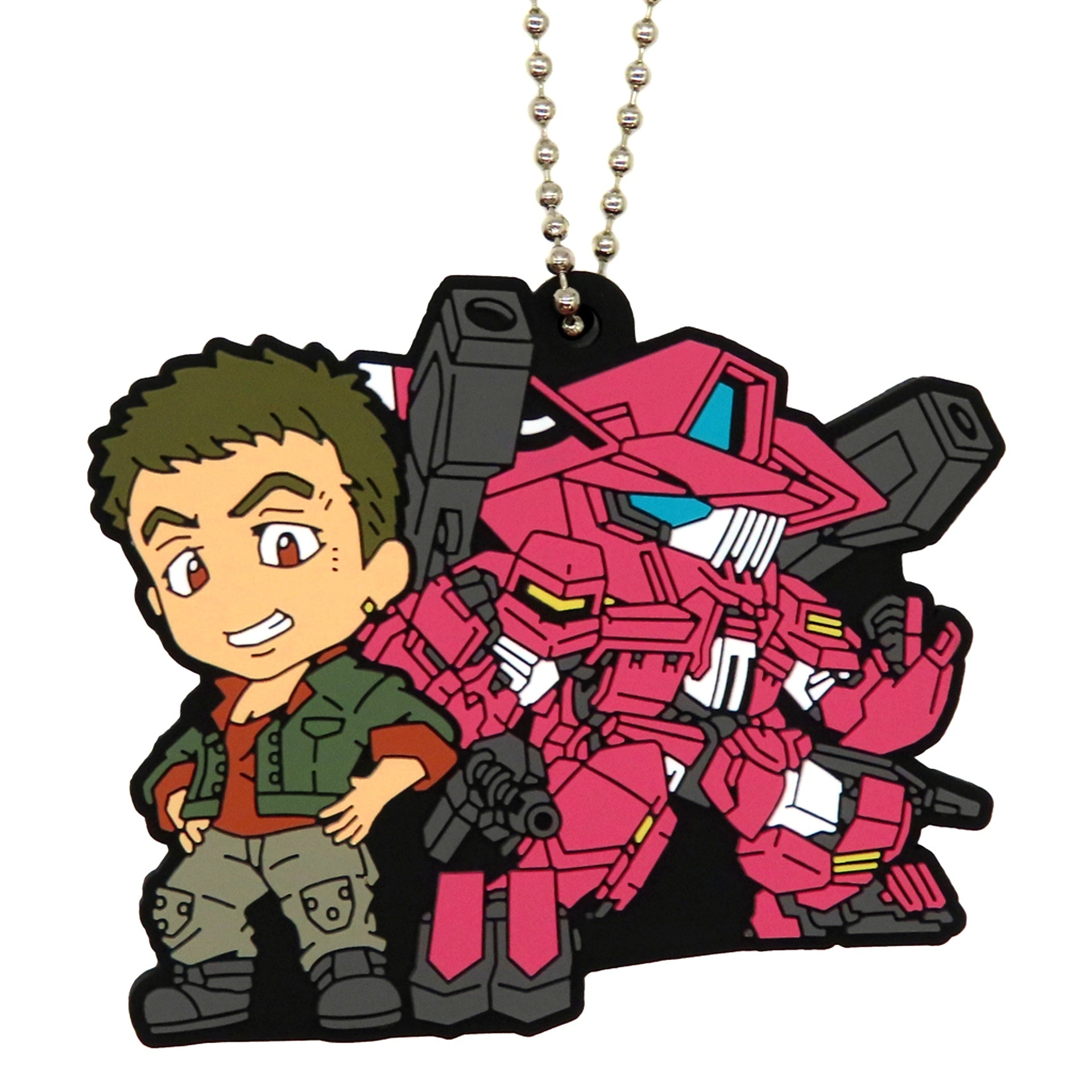 Norba Shino & Shiden Prize G Mobile Suit Gundam Iron-Blooded Orphans Ichiban Kuji Rubber Charm [USED]