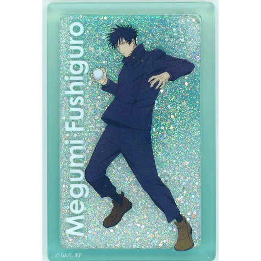 Megumi Fushiguro Playing in the Snow Ver. Jujutsu Kaisen Jump Festa 2026 EC Limited Glitter Acrylic Block [USED]