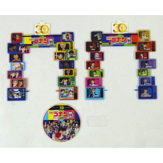 All Characters Detective Conan 30th Anniversary TV Anime Exhibition Ticket Bonus Acrylic Display Stand [USED]