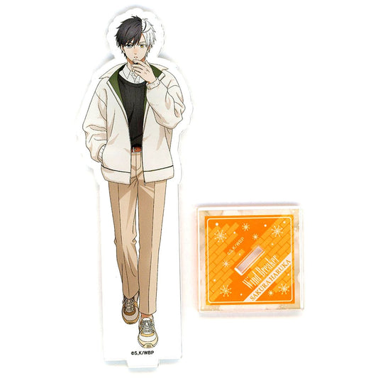 Haruka Sakura Wind Breaker x PRINCESS CAFE Winter Outfit Ver. Illustration Acrylic Stand [USED]