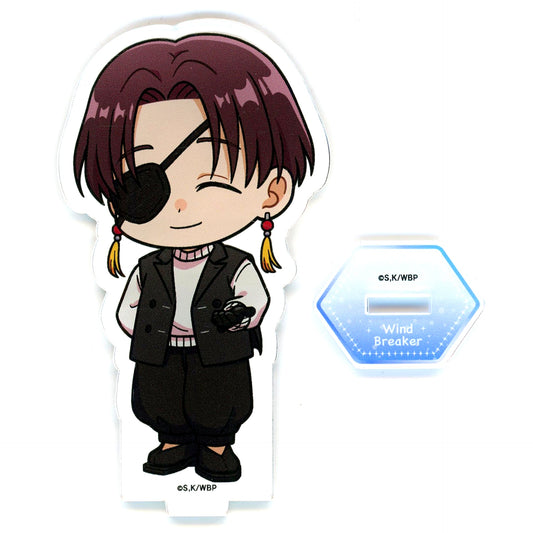 Hayato Suo Winter Outfit Ver. Mini Character Acrylic Stand WIND BREAKER x PRINCESS CAFE [USED]