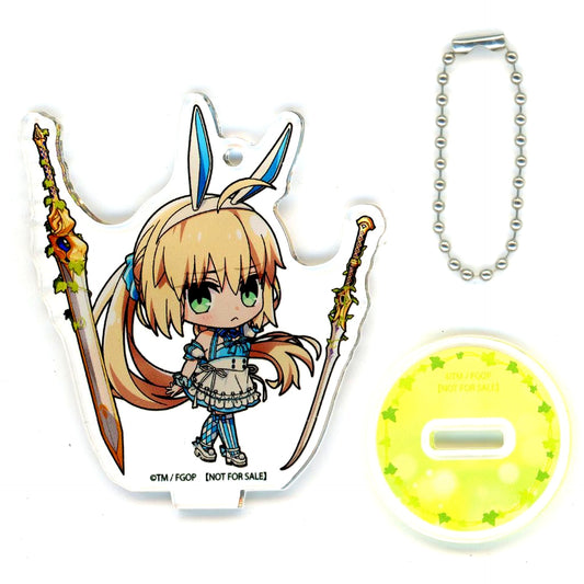 Berserk Altria Caster Swimsuit Ver. Illustration Mini Acrylic Stand Bonus for Fate Grand Order 1/7 Figure Aniplex Online Pre-order Limited [USED]