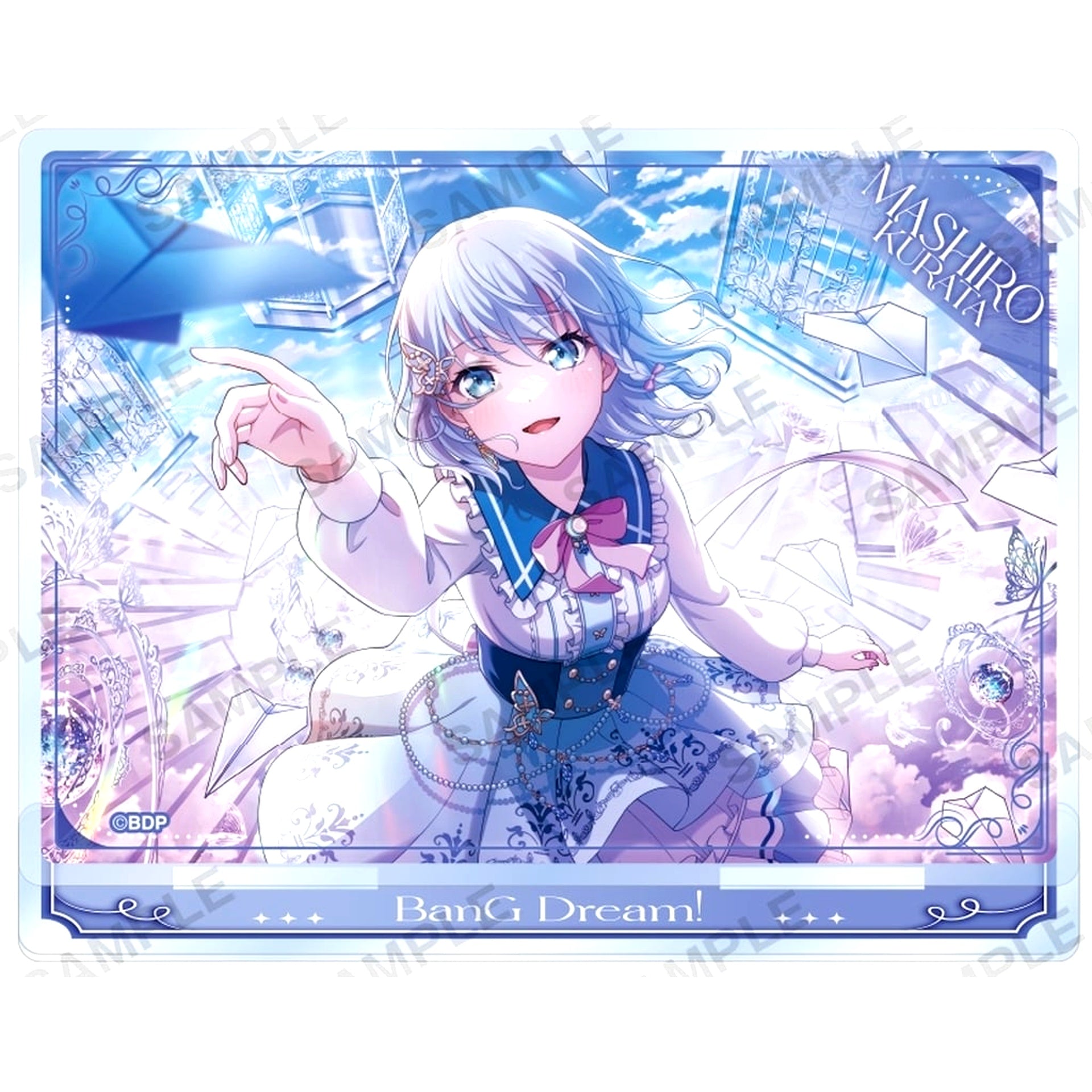 Mashiro Kurata Plate Acrylic Stand Vol. 1 Morfonica BanG Dream! Girls Band Party! [USED]