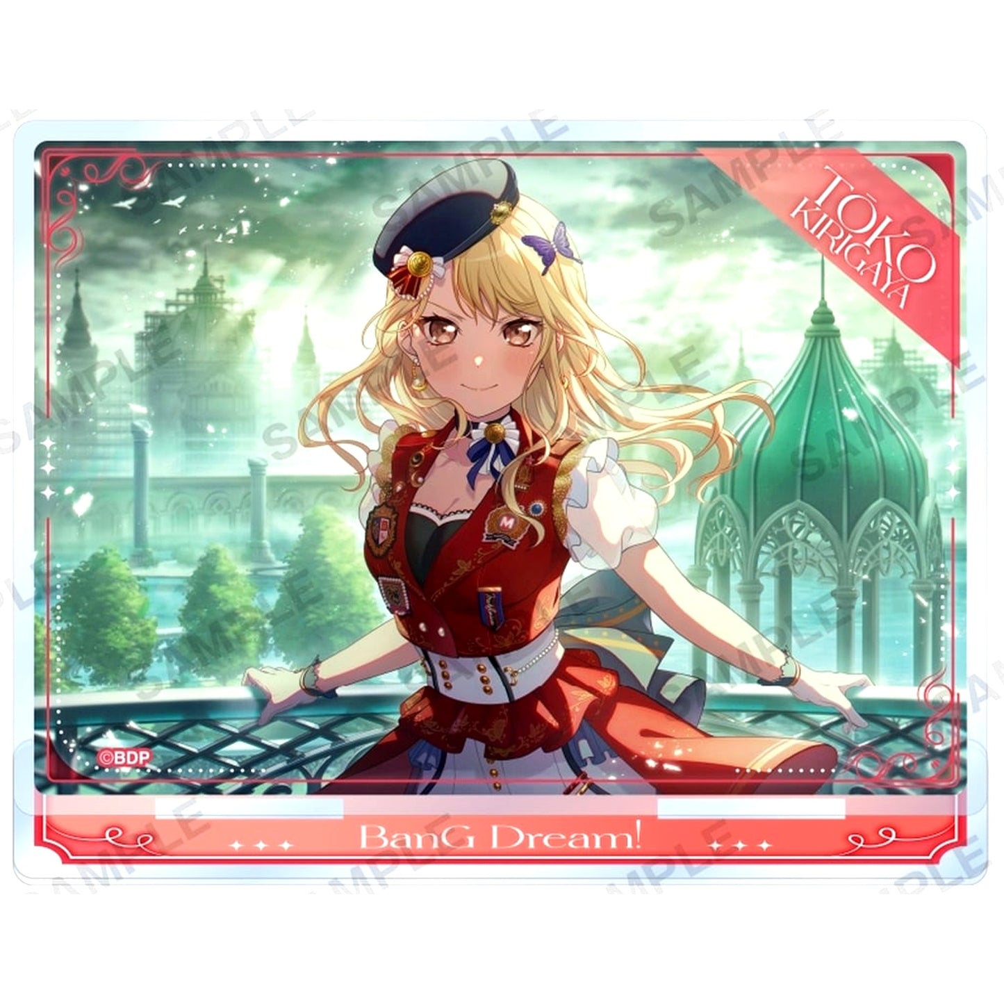 Toko Kirigaya Plate Acrylic Stand Vol. 1 Morfonica BanG Dream! Girls Band Party! [USED]