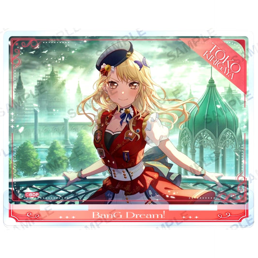 Toko Kirigaya Plate Acrylic Stand Vol. 1 Morfonica BanG Dream! Girls Band Party! [USED]
