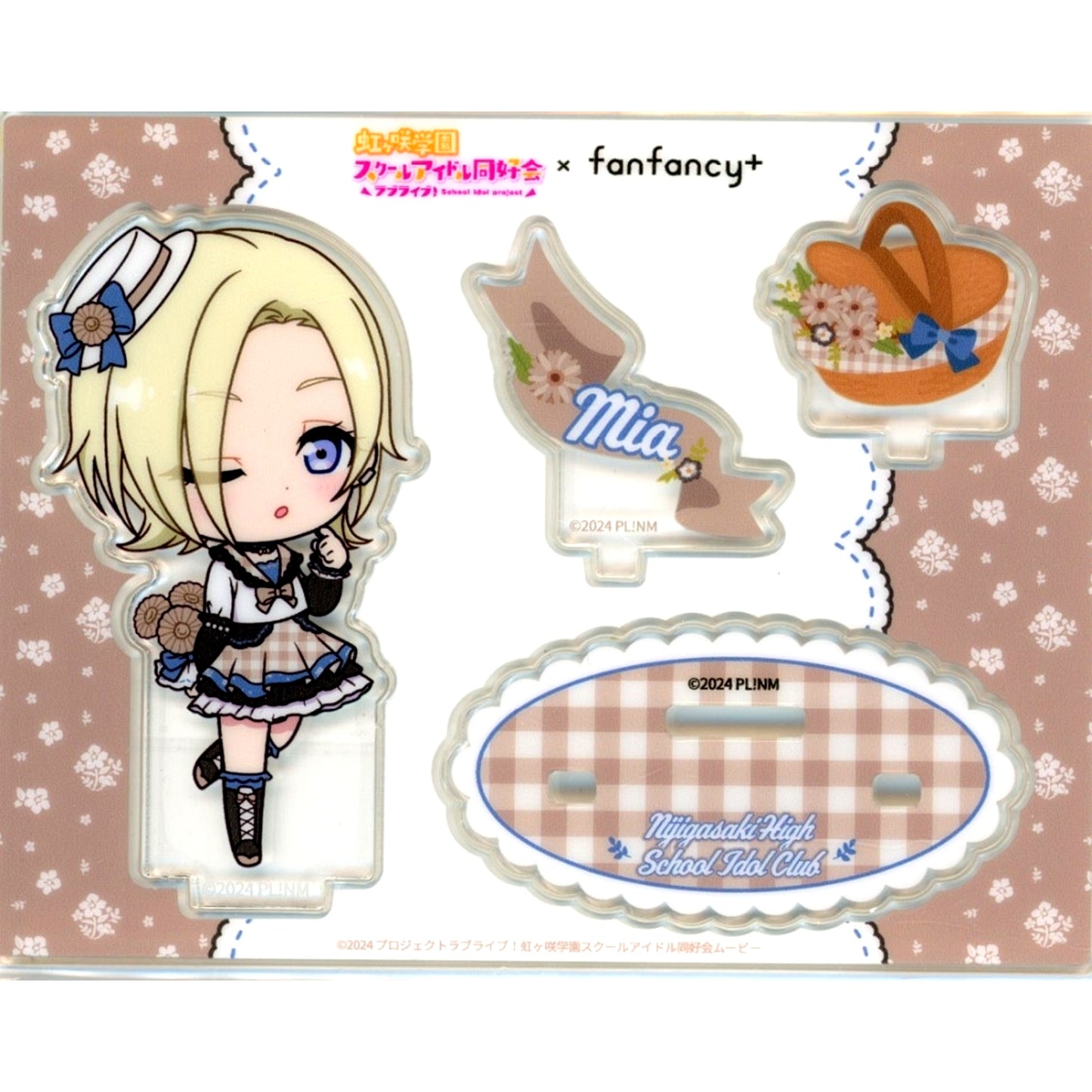 Mia Taylor Mini Character Acrylic Stand Love Live! Nijigasaki High School Idol Club x GiGO x fanfancy+ [USED]