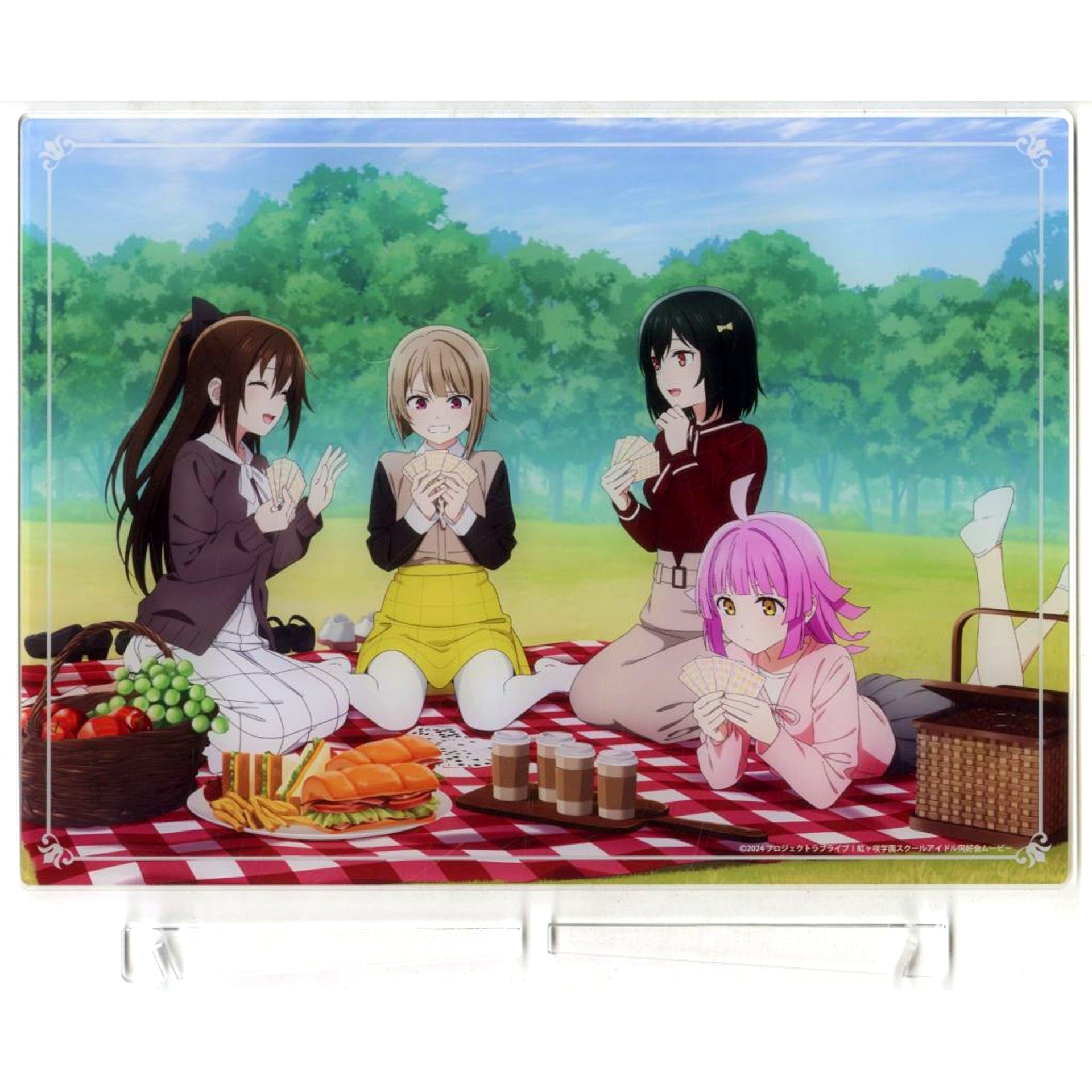 1st Year Ver. Illustration Acrylic Panel Bundle Bonus for Movie Love Live! Nijigasaki High School Idol Club Final Chapter Part 2 Blu-ray Special Limited Edition Animate Limited Set Single Item [USED]