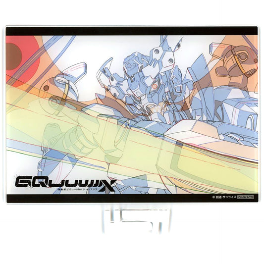 GQuuuuuuX A5 Original Art Acrylic Panel Blu-ray DVD Mobile Suit Gundam GQuuuuuuX Amazon.co.jp All Volumes Purchase Bonus [USED]