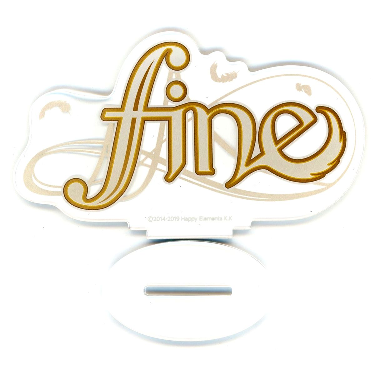 fine Ensemble Stars!! 10th Anniversary Exhibition Bright me up!! Logo Acrylic Stand [USED]