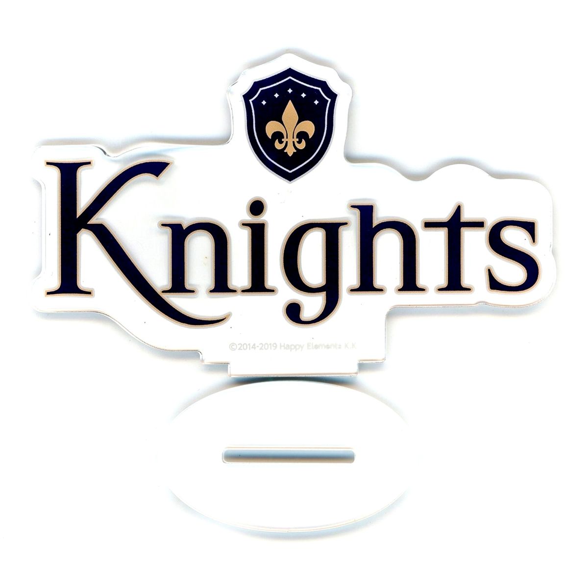 Knights Ensemble Stars!! 10th Anniversary Exhibition Bright me up!! Logo Acrylic Stand [USED]