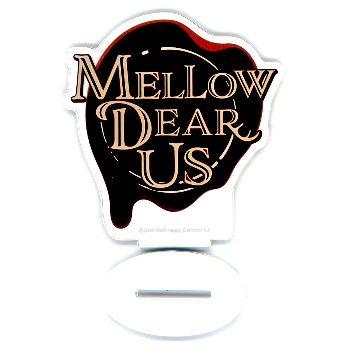 MELLOW DEAR US Logo Acrylic Stand Ensemble Stars!! 10th Anniversary Exhibition Bright me up!! [USED]