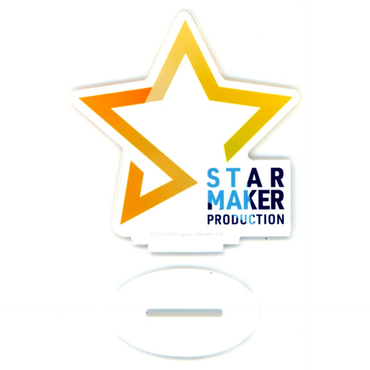 18. Starmaker Production Logo Acrylic Stand Ensemble Stars 10th Anniversary Exhibition Bright me up [USED]