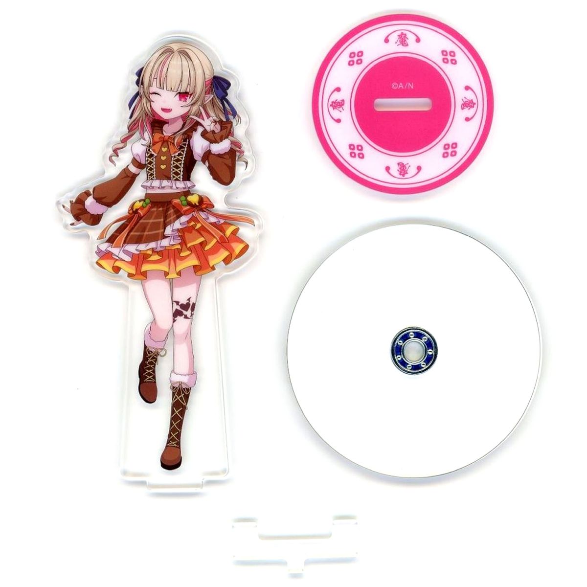 Makaino Ririmu Rotating Acrylic Stand Virtual YouTuber Nijisanji SUSHIDOL PROJECT [USED]