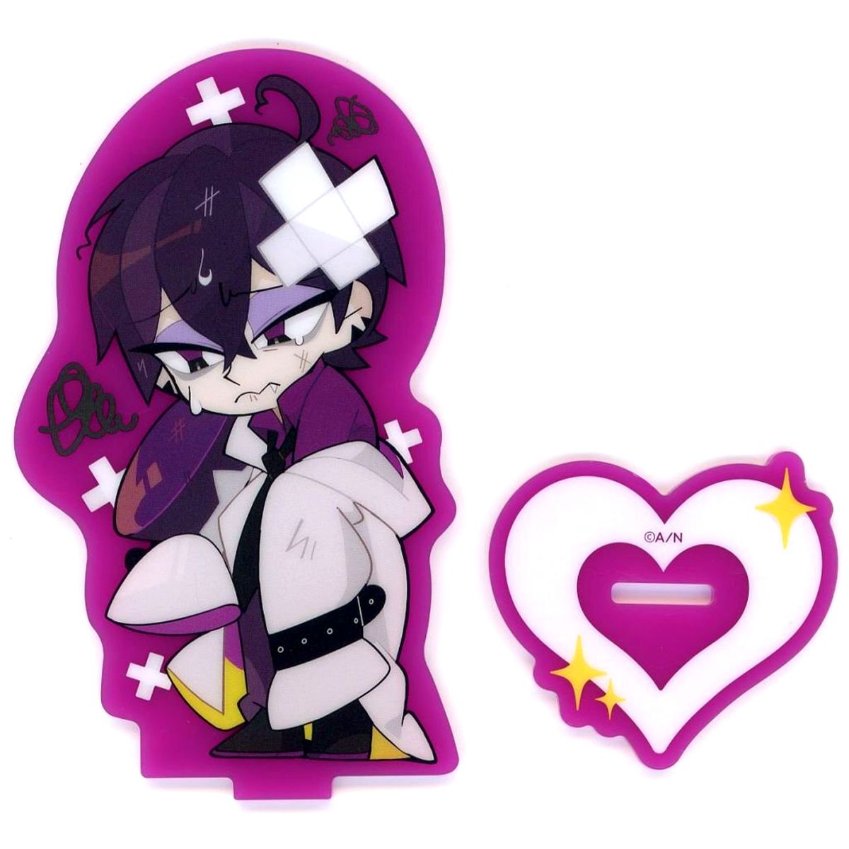 Saiki Ittetsu Double-sided Acrylic Stand Virtual YouTuber Nijisanji Apri Ladies RETURNS [USED]