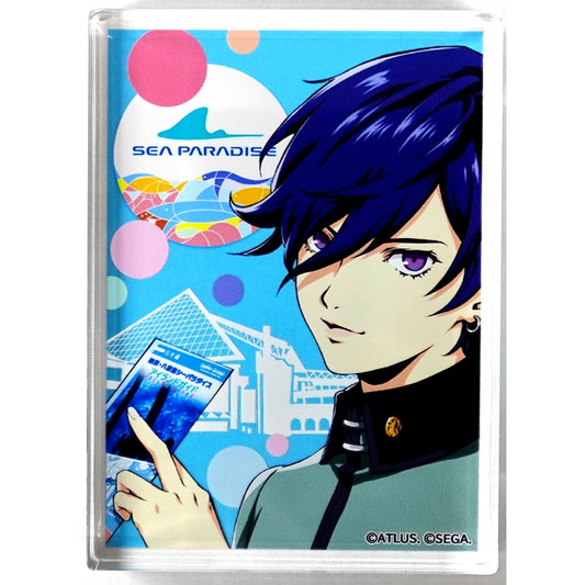 P1 Hero Acrylic Block Persona Series 30th Anniversary x Yokohama Hakkeijima Sea Paradise [USED]