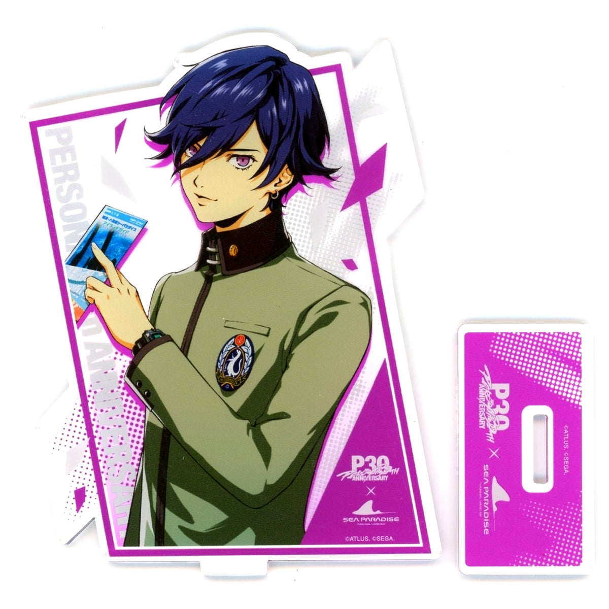 P1 Hero Acrylic Stand Persona Series 30th Anniversary x Yokohama Hakkeijima Sea Paradise [USED]