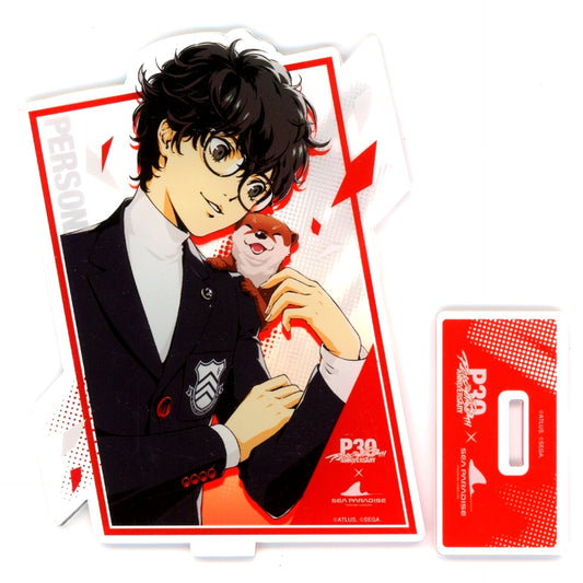 Protagonist P5 Acrylic Stand Persona Series 30th Anniversary x Yokohama Hakkeijima Sea Paradise [USED]