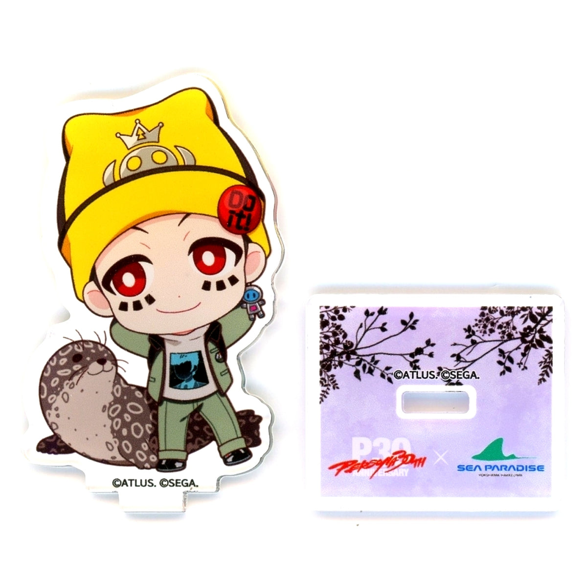 Masao Inaba Trading Acrylic Mini Stand Persona 30th Anniversary x SEAPARADISE [USED]