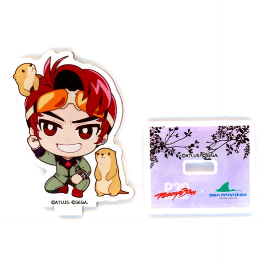 Hidehiko Uesugi Trading Acrylic Mini Stand Persona 30th Anniversary x SEAPARADISE [USED]