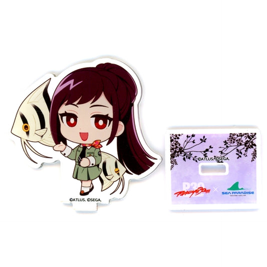 Eriko Kirishima Trading Acrylic Mini Stand Persona 30th Anniversary x SEAPARADISE [USED]