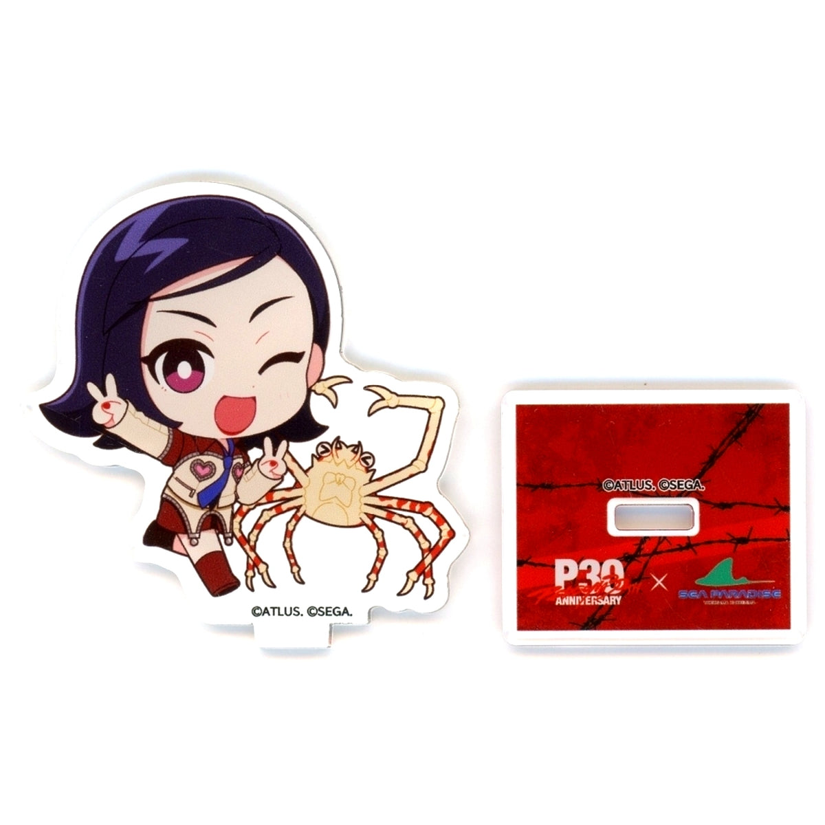 Maya Amano Trading Acrylic Mini Stand Persona 2 30th Anniversary x SEAPARADISE [USED]