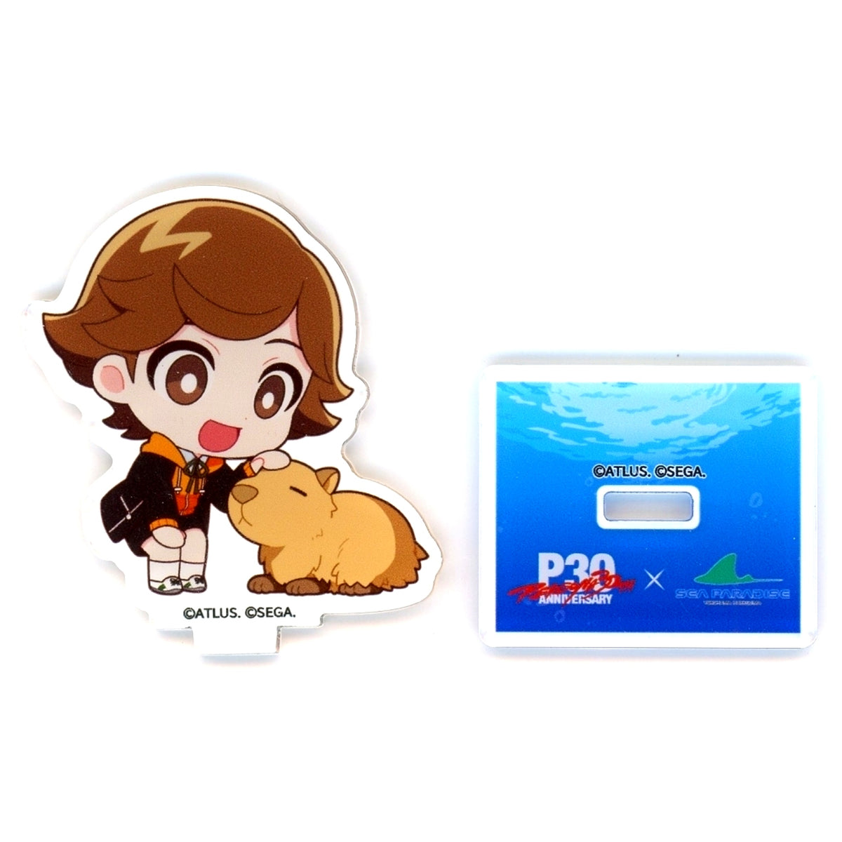 Ken Amada Trading Acrylic Mini Stand Persona 3 30th Anniversary x SEAPARADISE [USED]