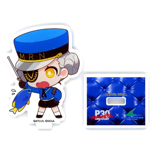 Justine Persona 30th Anniversary x Yokohama Hakkeijima Sea Paradise Trading Mini Acrylic Stand Velvet Room [USED]
