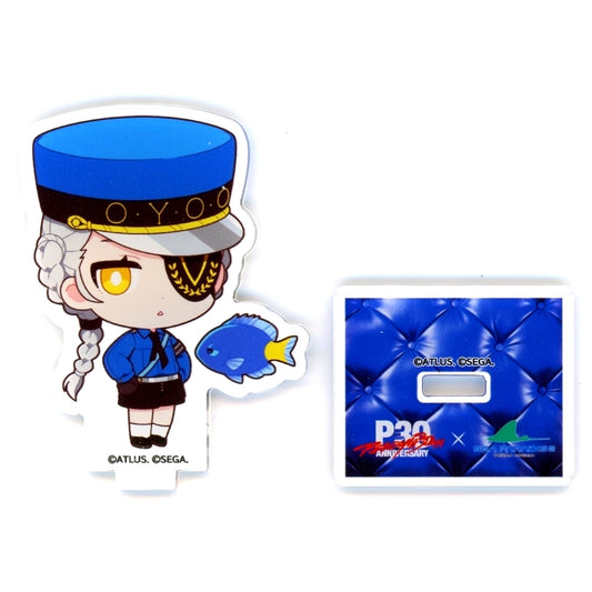 Caroline Persona 30th Anniversary x Yokohama Hakkeijima Sea Paradise Trading Mini Acrylic Stand Velvet Room [USED]