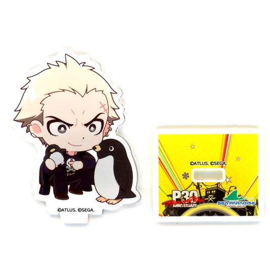 Kanji Tatsumi Trading Acrylic Mini Stand Persona 4 30th Anniversary x SEAPARADISE [USED]