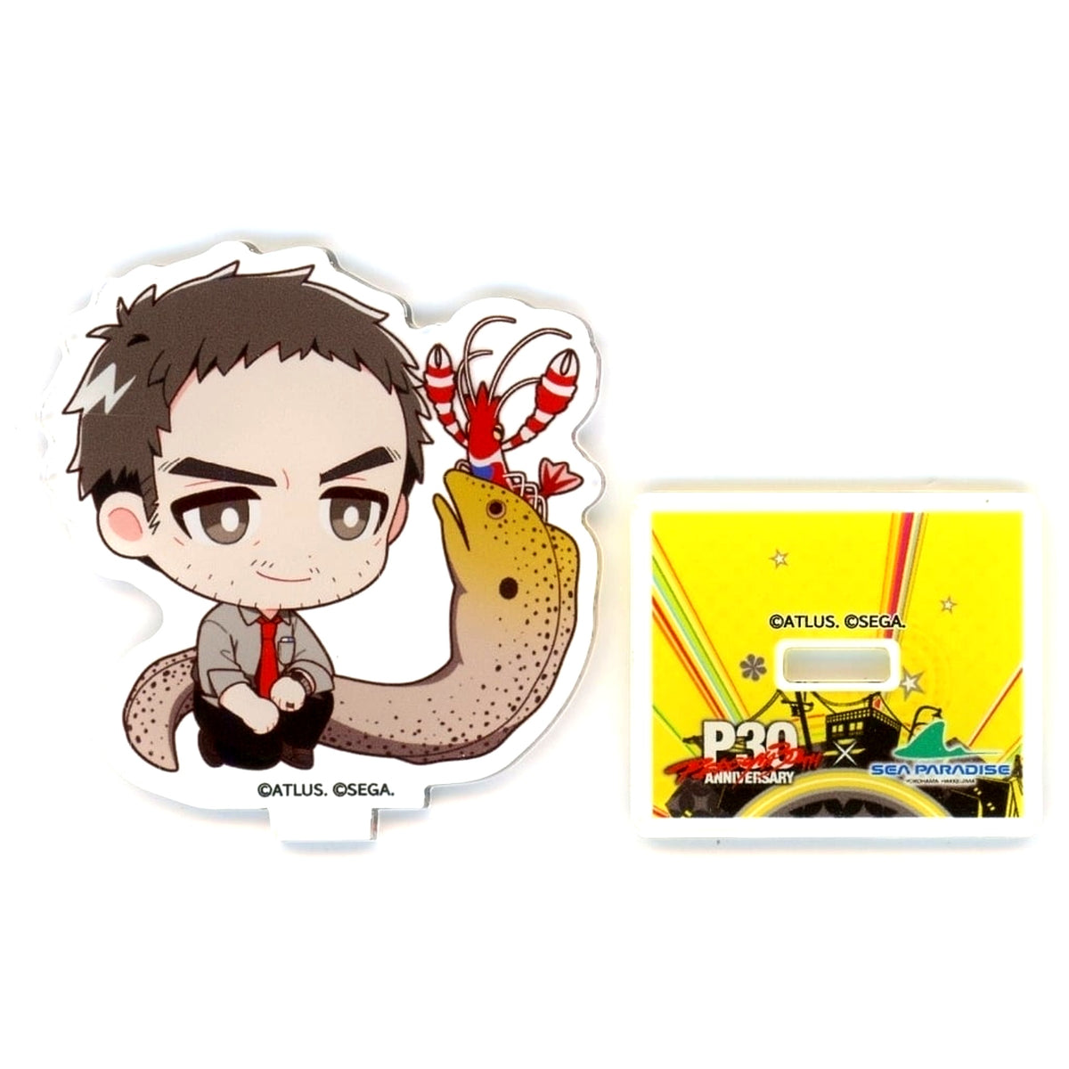 Ryotaro Dojima Trading Acrylic Mini Stand Persona 4 30th Anniversary x SEAPARADISE [USED]
