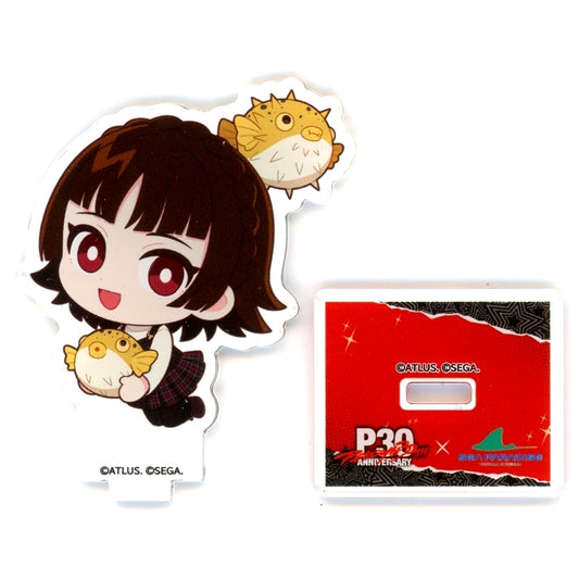 Makoto Niijima Persona 30th Anniversary x Yokohama Hakkeijima Sea Paradise Trading Mini Acrylic Stand Persona 5 [USED]