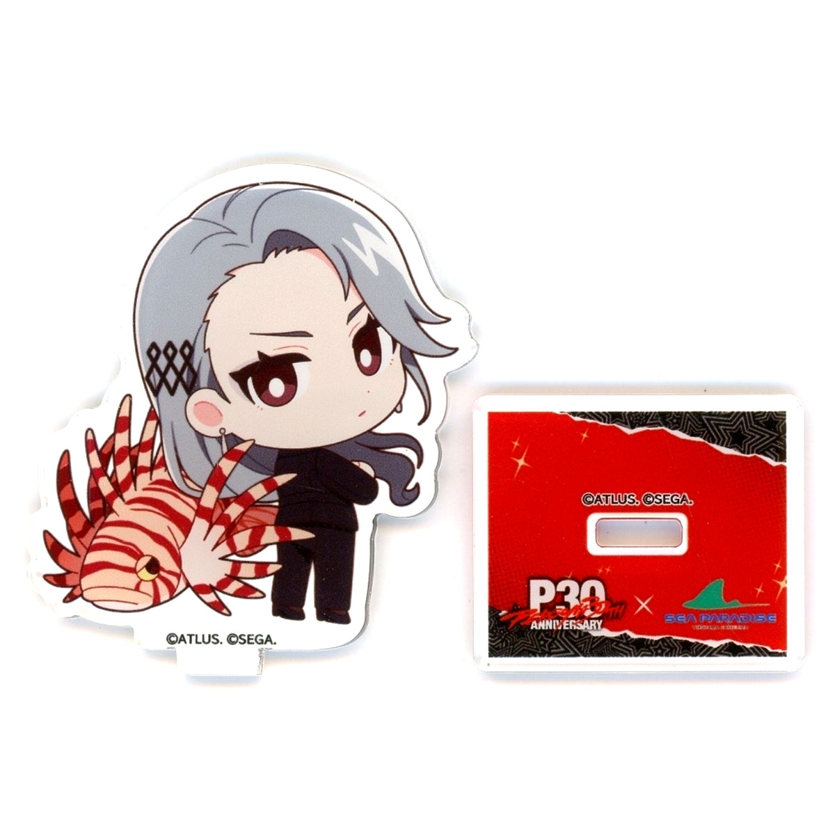 Sae Niijima Trading Acrylic Mini Stand Persona 5 30th Anniversary x SEAPARADISE [USED]