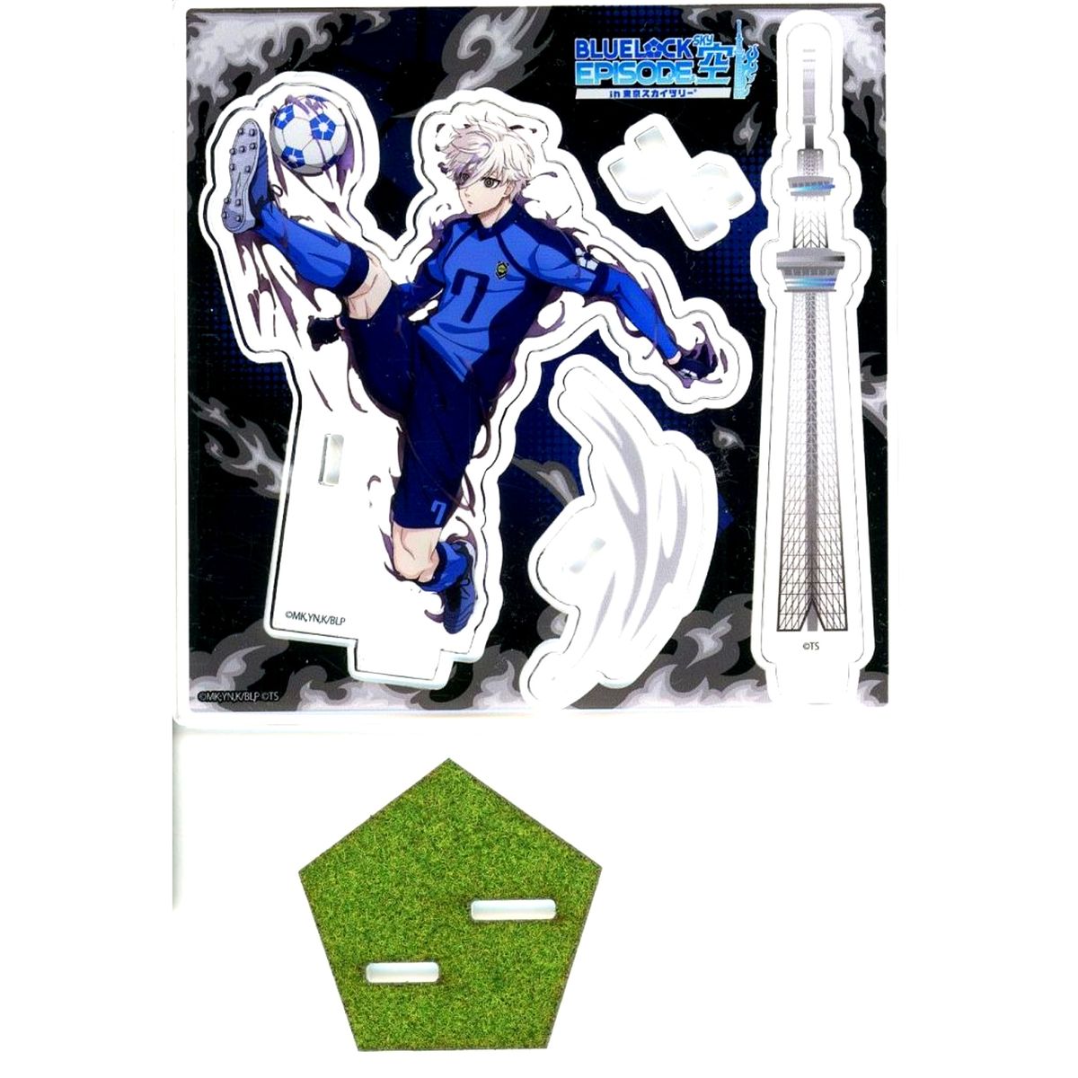 Seishiro Nagi Grass Acrylic Stand Blue Lock EPISODE SKY in Tokyo Skytree [USED]