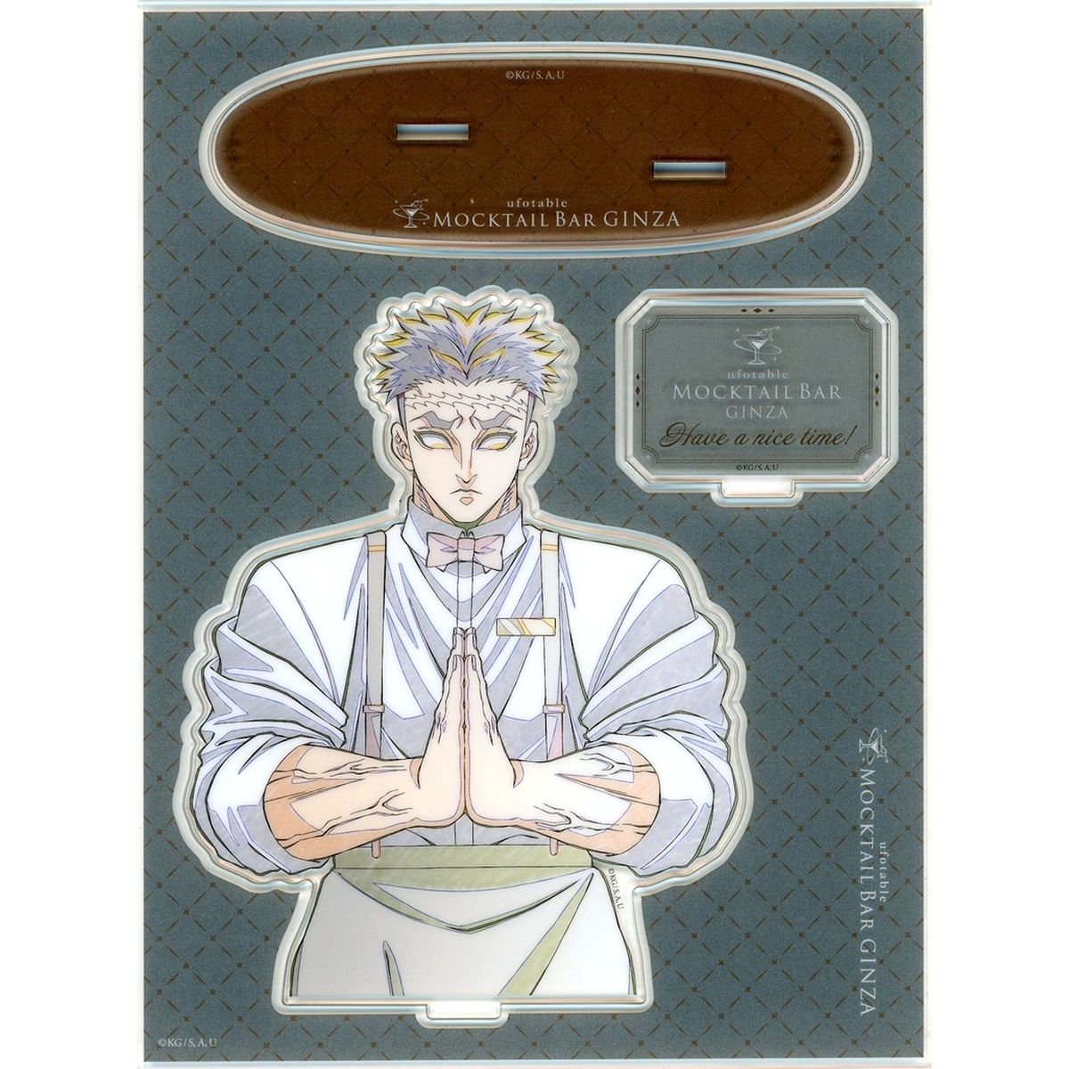 Gyomei Himejima Demon Slayer: Kimetsu no Yaiba ufotable MOCKTAIL BAR GINZA Daily Dessert Exclusive Goods Bust-Up Acrylic Stand Second Release [USED]